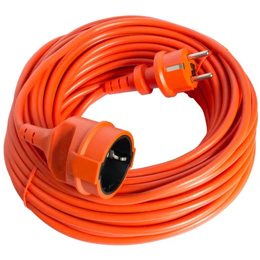 Prelungitor fisa-cupla 20m, 3x1.5mm2, portocaliu Strohm SM-PR-20 / 5948833102797