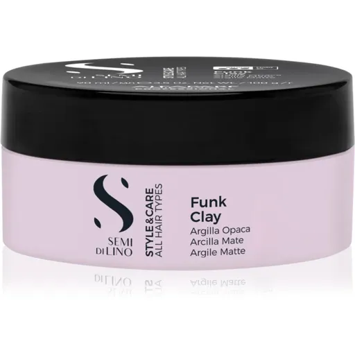 Alfaparf Milano Semi di Lino Style&Care Funk Clay lut modelator pentru definire si modelare 90 ml