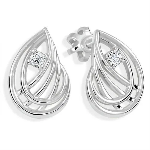 Soliter Cercei fermecători din argint cu zirconiu 436 001 00543 04