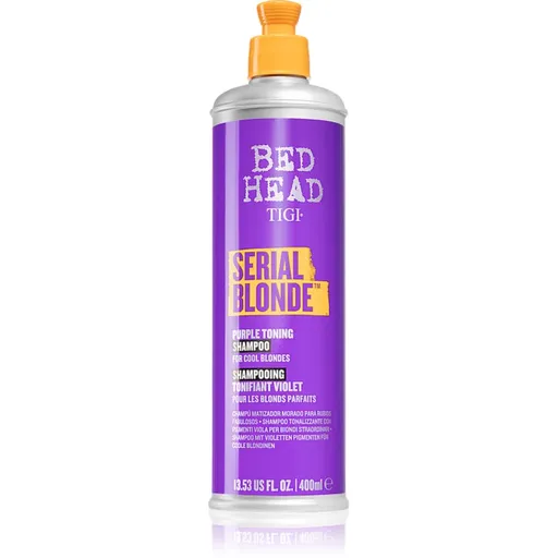 TIGI Serial Blonde Purple Toning Shampoo sampon tonifiant cu violete pentru parul blond cu suvite 400 ml