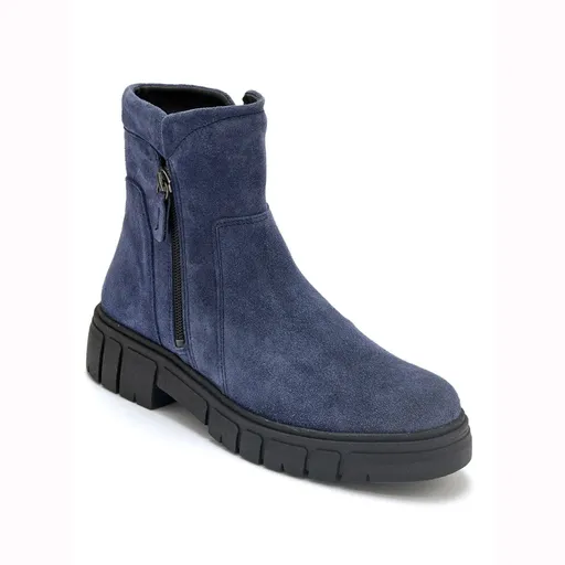 Cizme joase din piele Pédiconfort®