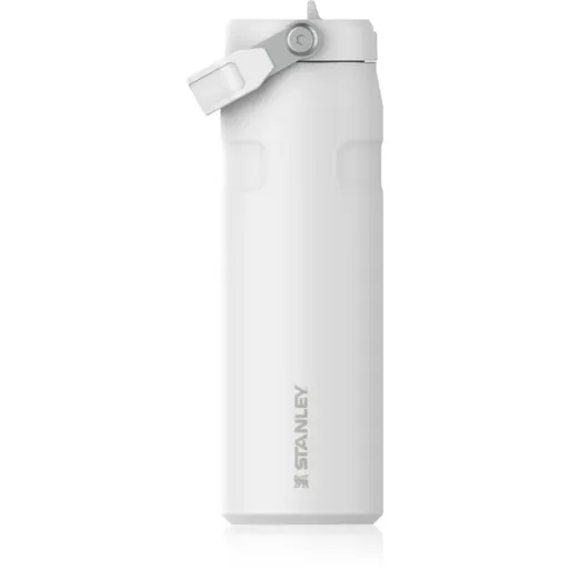 Stanley IceFlow™ Flip Straw Bottle sticlă inoxidabilă pentru apă cu pai Frost 710 ml