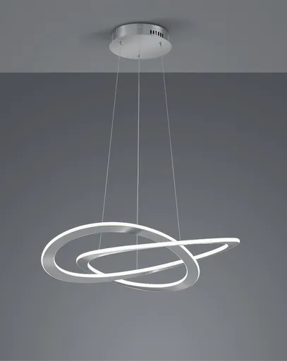 Lustra Oakland, TRIO, 71x150 cm, 52W, 1x SMD, metal, nichel mat