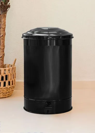 Cos de gunoi, L'essentiel Maison, STP0005, 35x32x52 cm, Negru