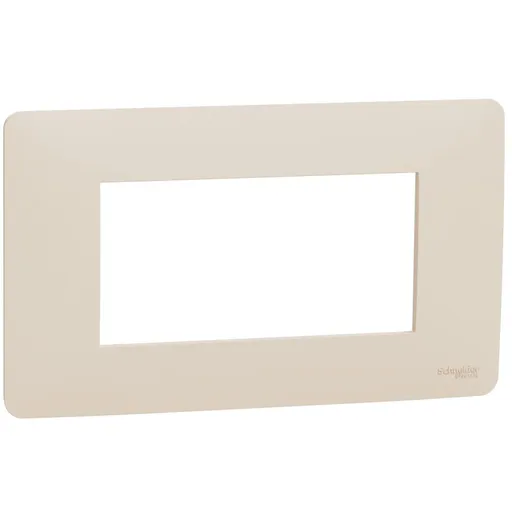 Rama Unica Studio 4 module Schneider Noua Unica NU210444, bej