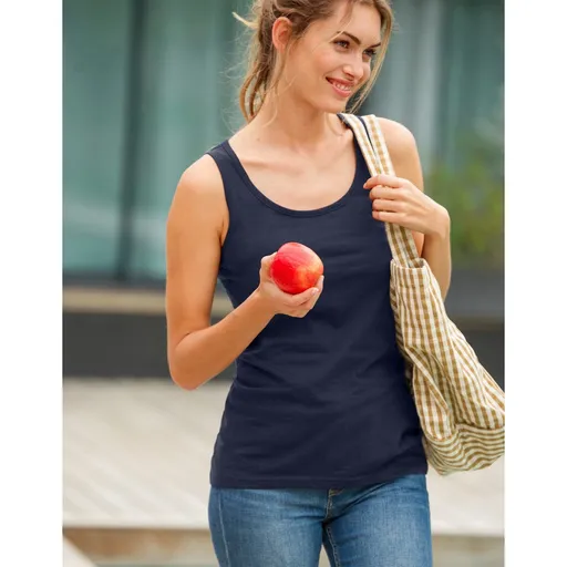 Top de culoare solidă cu bretele late