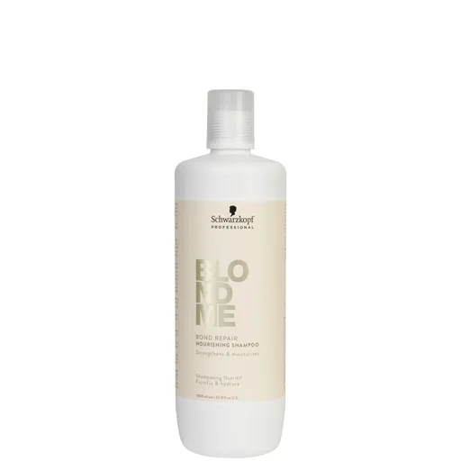 Sampon Hranitor Schwarzkopf BLONDME Bond Repair – Curatare Delicata  Reparare pentru Par Blond Fragil, Gramaj: 1000