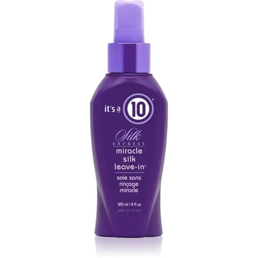 it's a 10 Silk Express Miracle Silk Leave-In Conditioner balsam (nu necesita clatire) 120 ml