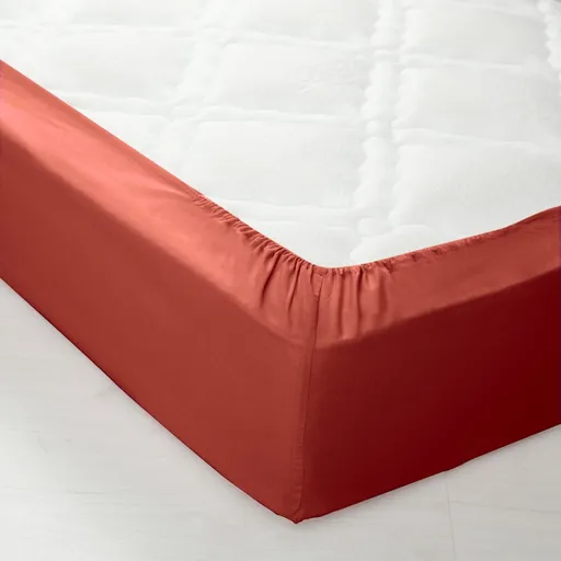 Cearșaf extensibil Colombine de culoare solidă cu adâncime a colțurilor de 32 cm, fabricat din policoton