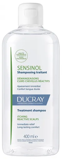 Ducray Șampon pentru ameliorarea mâncărimii scalpului Sensinol (Treatment Shampoo) 400 ml