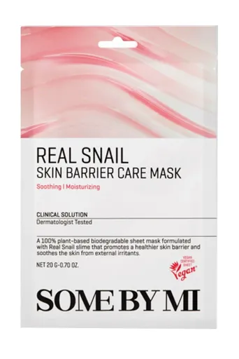 Some By Mi Mască de față exfoliantă și hidratantă Real Snail (Skin Barrier Care Mask) 20 g