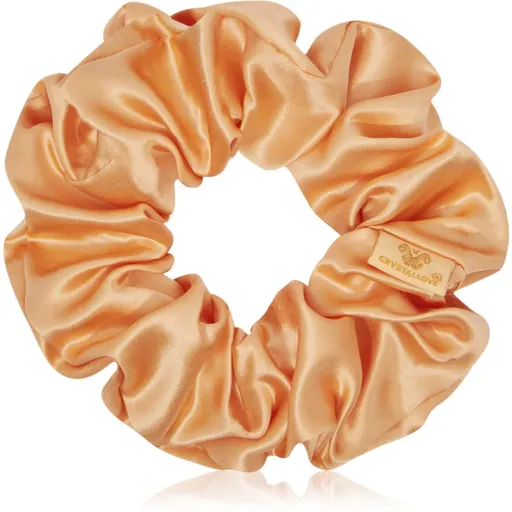 Crystallove Mulberry Silk Scrunchie elastic pentru păr din mătase Peach fuzz 1 buc