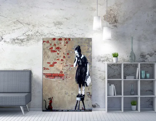 Tablou decorativ, WY23 (50 x 70), Canvas imprimat, Multicolor