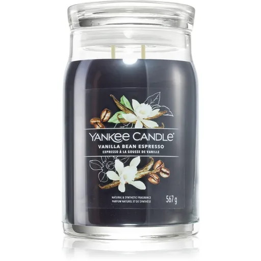 Yankee Candle Vanilla Bean Espresso lumânare parfumată Signature 567 g