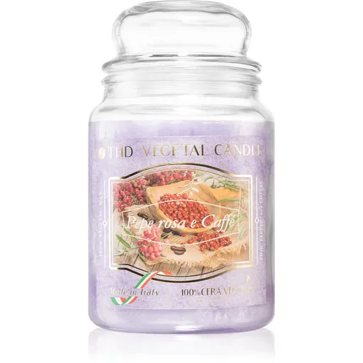 THD Vegetal Pepe Rosa E Caffe lumânare parfumată 600 g