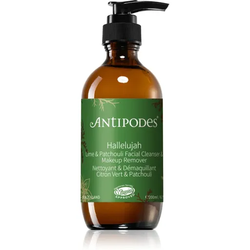 Antipodes Hallelujah Lime & Patchouli Gel demachiant faciale 200 ml