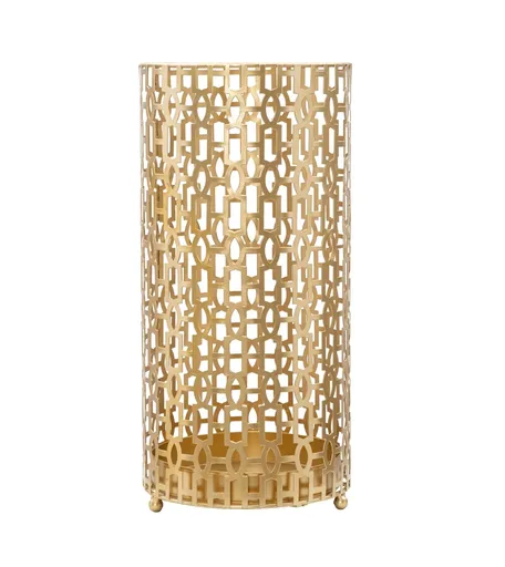 Suport pentru umbrele Oblin, Mauro Ferretti, 22.5x47.5 cm, auriu