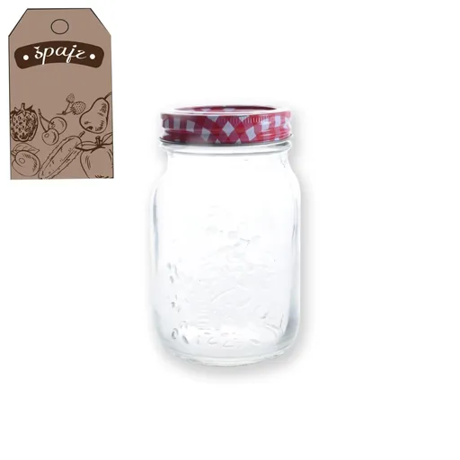 Borcan + lumânare 0,48 l ŠPAJZ