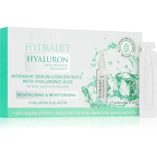 Revuele Hydralift Hyaluron Ampoules Intensive Serum Concentrate ser cu hidratare intensiva pentru fata, gat si piept 7x2 ml