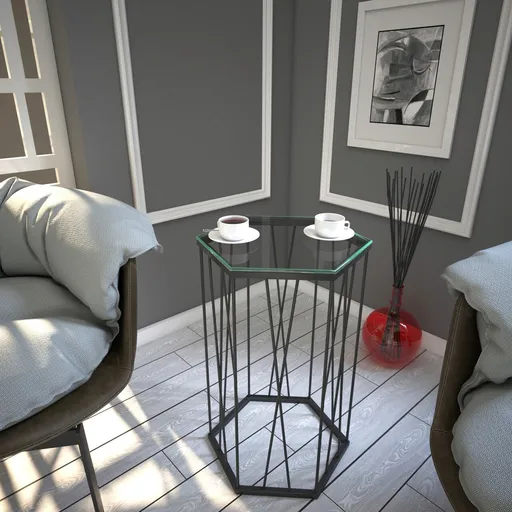 Masuta, Hanah Home, Cetrus, 40x62x35 cm, Antracit