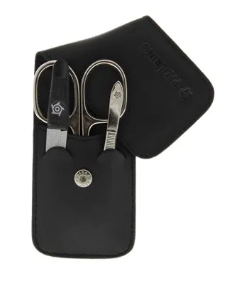 Pfeilring Solingen Set pentru manichiură de călătorie 3 piese negru