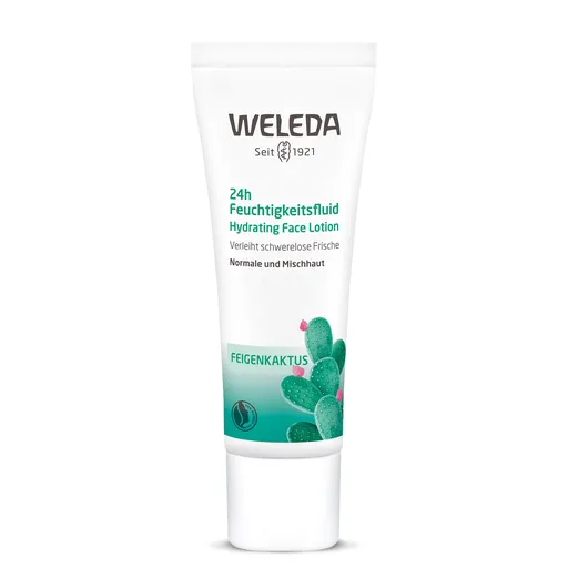 Weleda Loțiune hidratantă pentru ten 24 de ore Opuncie (Hydrating Face Lotion) 30 ml