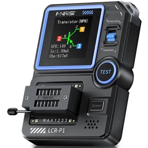 Tester digital tranzistori, condensatori, diode, MOSFET, FNIRSI LCR-P1 / TRTEST-LCRP1-FNR / 5948636046953 / 5907085526942
