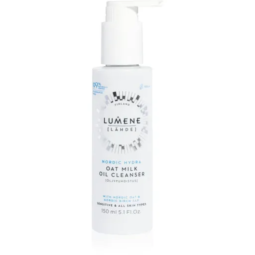 Lumene Nordic Hydra [LÄHDE] Oat Milk ulei de curățare blând pentru piele sensibilă 150 ml