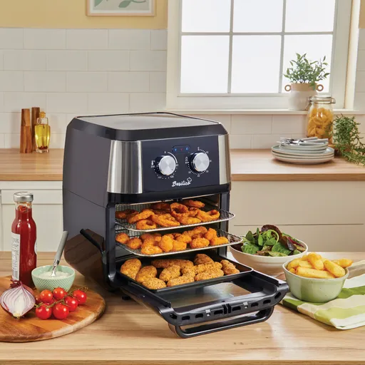 Cuptor cu friteuză cu aer cald 12L