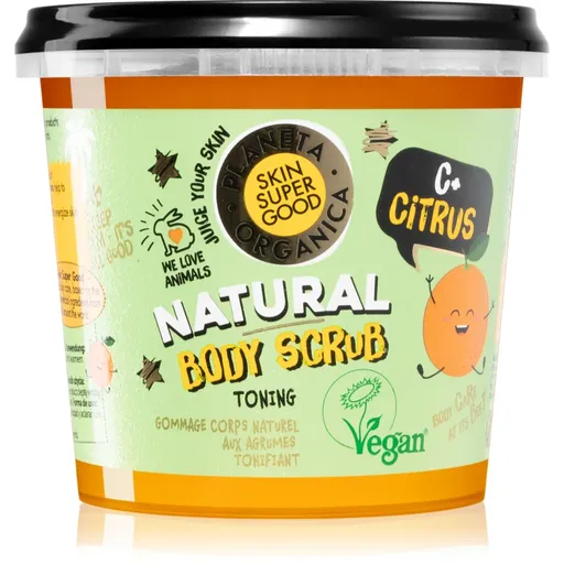 Organic Shop Skin Super Good peeling pentru corp cu efect revigorant cu vitamina C 360 ml