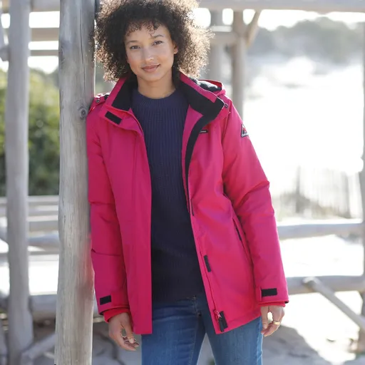 Jachetă impermeabilă cu căptușeală din fleece