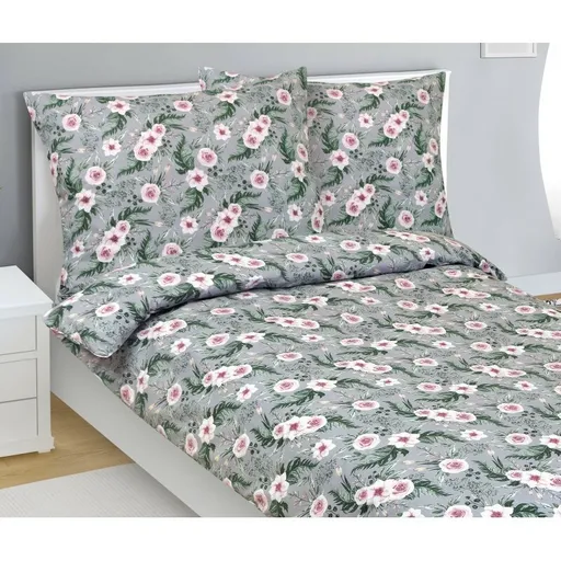 Bellatex Lenjerie de pat din bumbac Trandafiri, 140 x 200 cm, 70 x 90 cm