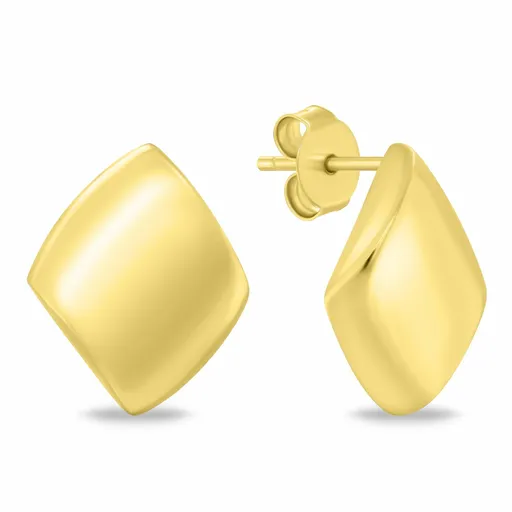 Brilio Silver Cercei eleganți minimaliști placați cu aur EA1218Y