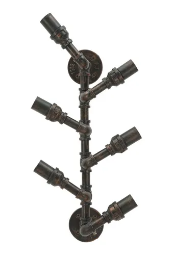 Mauro Ferretti Suport Pentru Sticle De Perete Manhattan 6 Locuri cm 27X15X55 | Aosom Romania