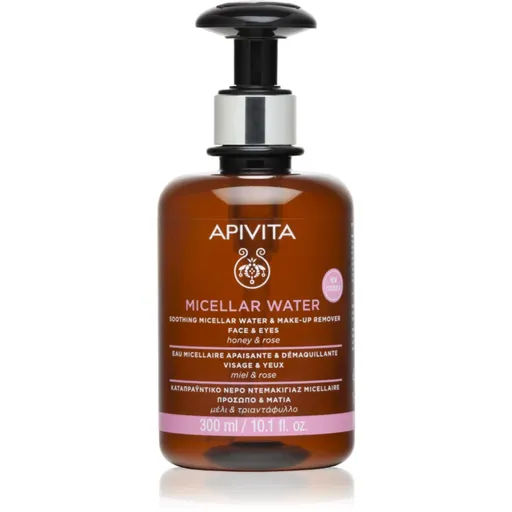 Apivita Cleansing Micellar Water Apă micelară calmantă pentru față și ochi 300 ml