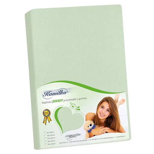 Bellatex Jersey cearșaf salvie, verde