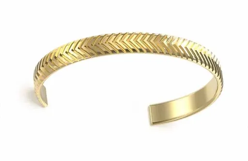 Guess Brățară atemporală placată cu aur Pit Stop JUMB04439JWYGS