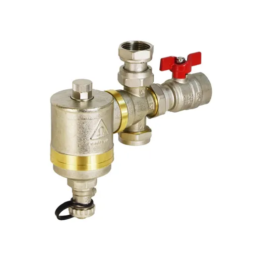 Filtru antimagnetita 1", IBF-09, 90 l/min, bara magnetica 9000 Gauss, inox, pentru sisteme de incalzire si solare, IBO Polonia