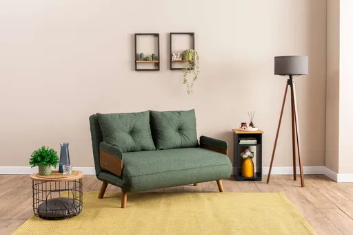 Canapea extensibila 2 locuri, Atelier del Sofa, 859FTN2725, Verde