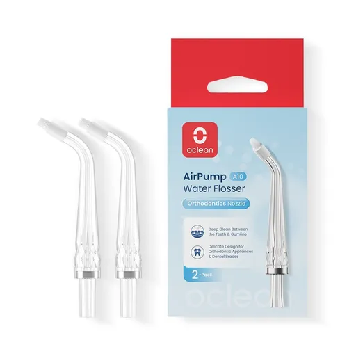 Set 2 duze ortodontice Oclean N21, Compatibile cu AirPump A10, Curatare profunda, Transparent