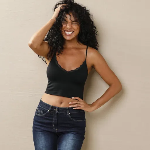 Corsetă bolero cu spatele din dantelă Le Bourget®, fără sârmă