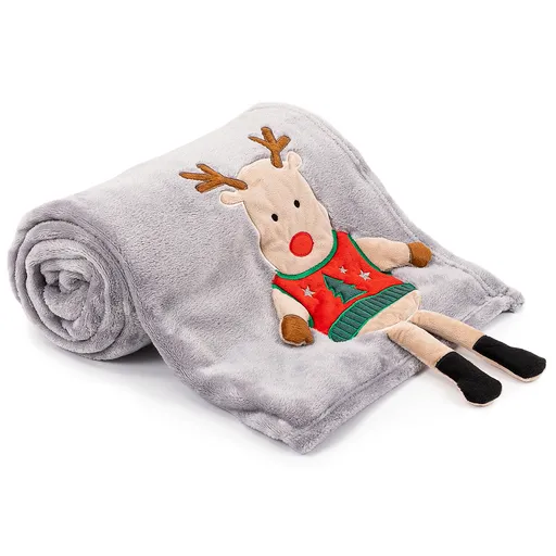 Pătură de Crăciun 4Home Xmas Reindeer, 150 x 200cm