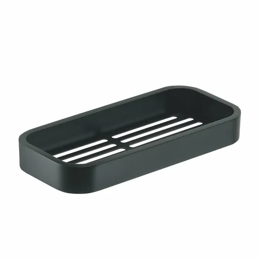 GEDY 321814 Suport inteligent pentru duș, 24,1 x 3x 11,1 cm, negru mat