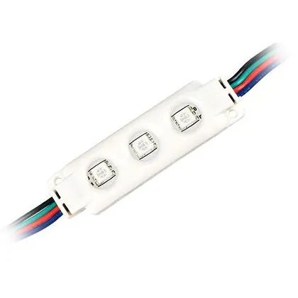 Modul 3 LED-URI RGB 0.72W SMD5050 IP66 V-TAC SKU-5134