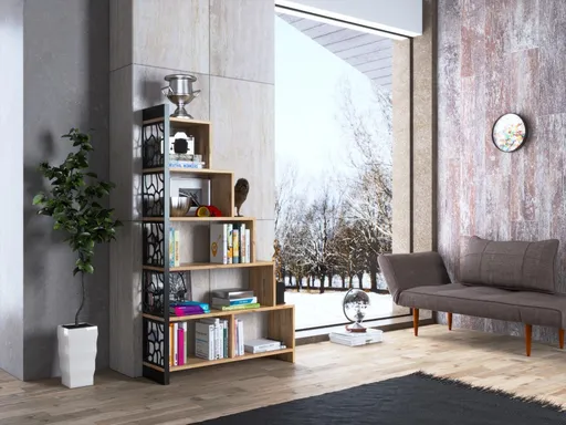 Corp biblioteca, Hanah Home, FRN-12034, 120x145x25 cm, Maro