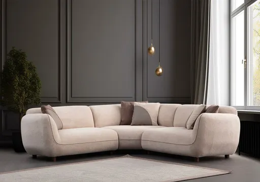 Coltar, Atelier del Sofa, 560ARE5259, Cadru: LEMN/PAL, Crem