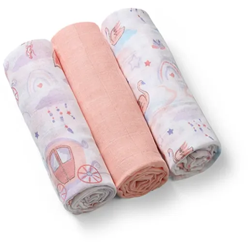 BabyOno Super Soft Peach scutece textile Peach 70x70 cm 3 buc