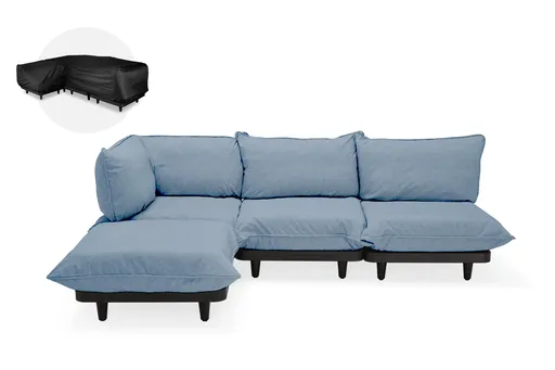 Set canapele de grădină Paletti set mare, mai multe variante - Fatboy Culoare: albastru furtună