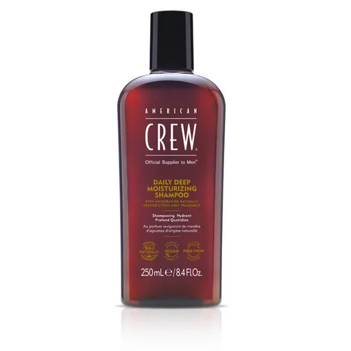 american Crew Șampon hidratant zilnic pentru bărbați (Daily Deep Moisturizing Shampoo) 250 ml