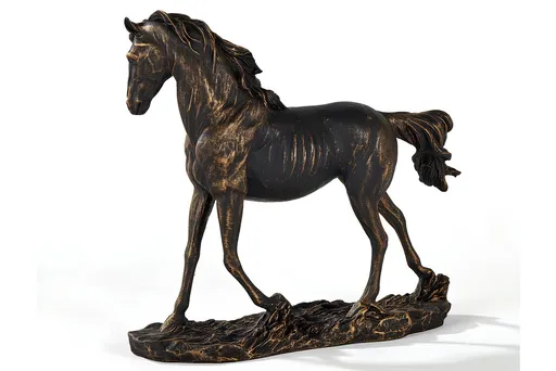 Decoratiune, CY0379, 30x12x43 cm, Poliester, Negru